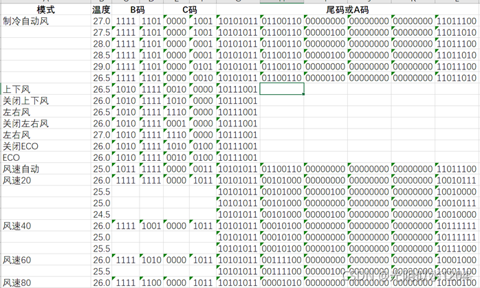 arduino esp32 接收海尔空调红外码 esp8266红外遥控空调_arduino