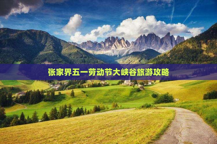劳动节到张家界大峡谷哪里玩